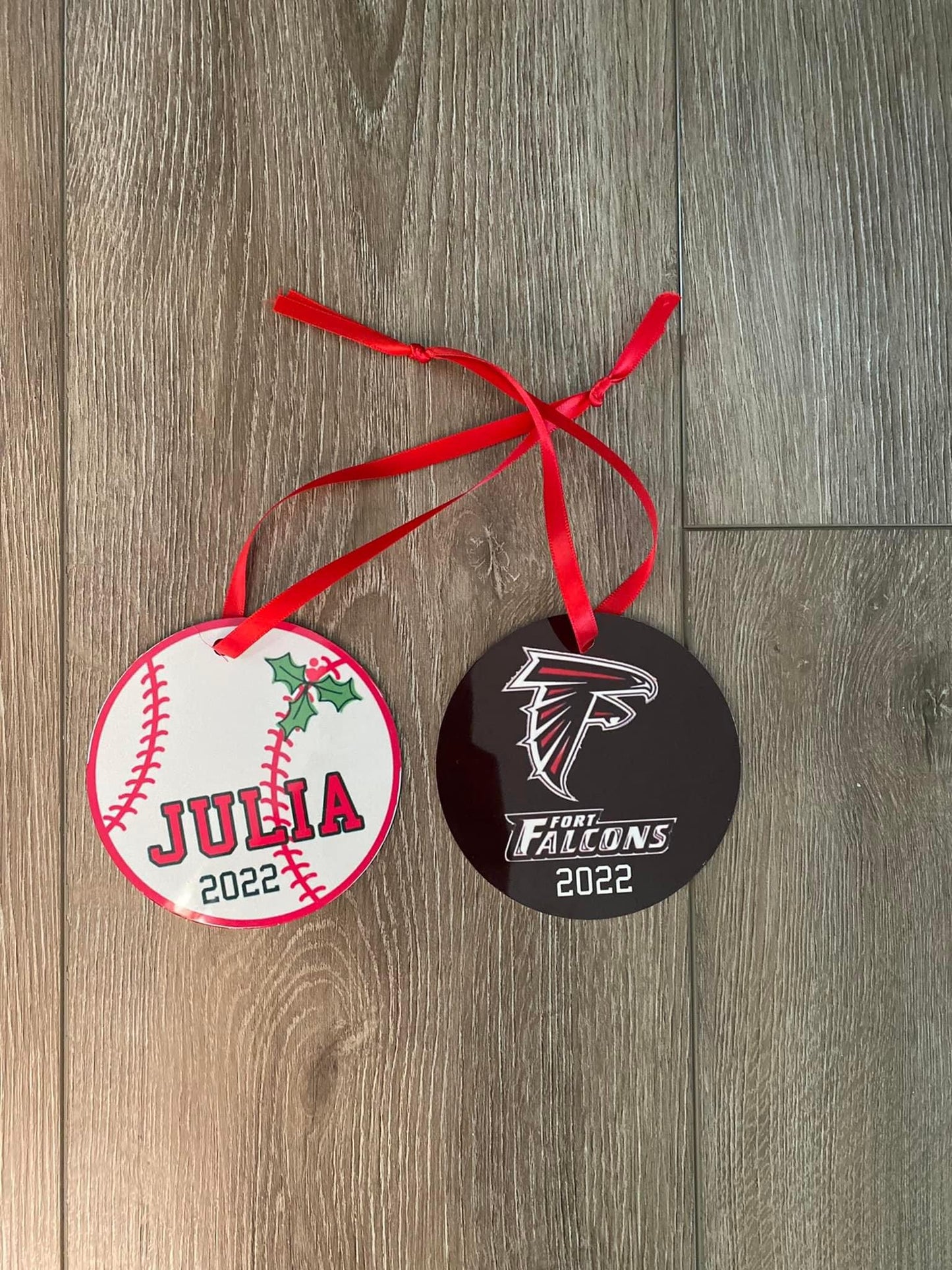 Custom aluminum ornament