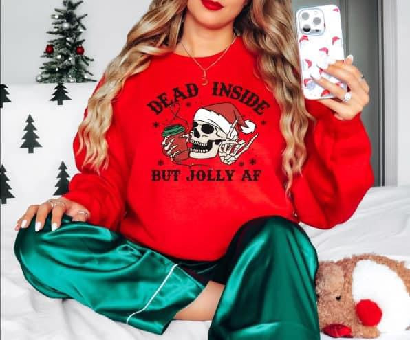 Dead in side but jolly