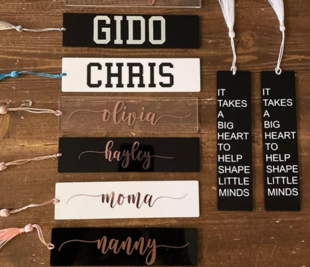 Acrylic Bookmarks