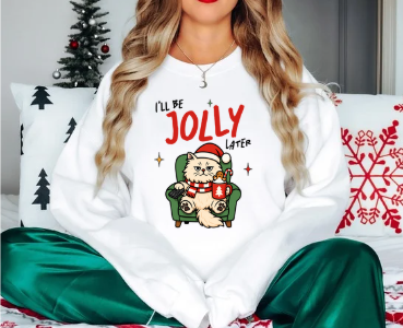 I’ll be jolly later