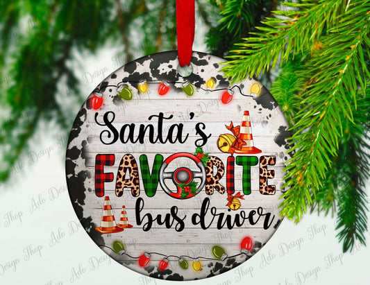 Favourite bus driver ornament