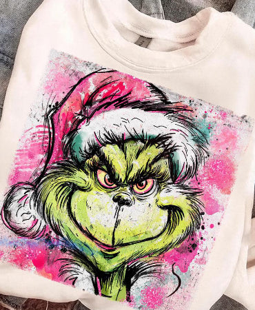 Pink splash Grinch