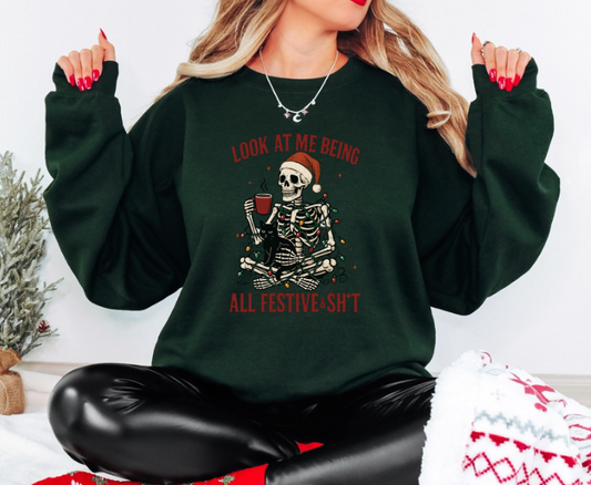 Look at me being all festive