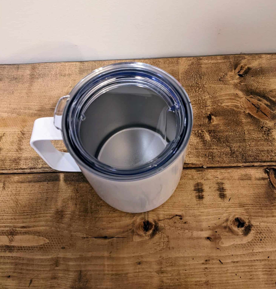 Custom 12 oz travel mug