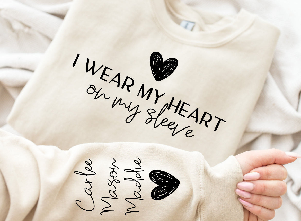 I wear my heart on my sleeve
