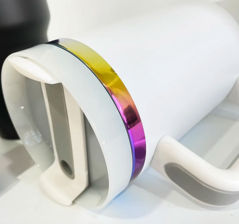 40 oz rainbow plated tumbler PRE-ORDER
