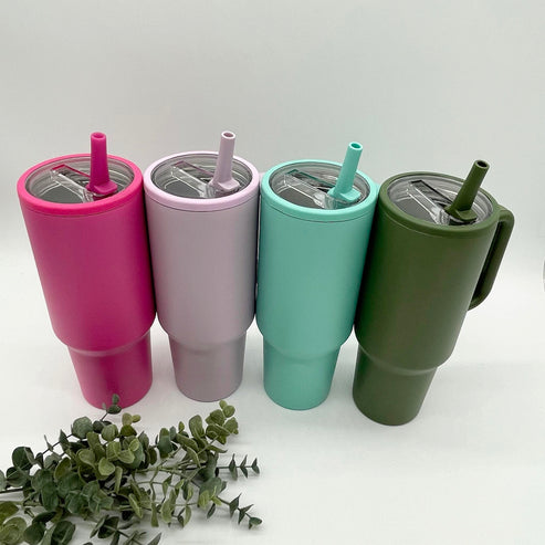 Flip straw 40 oz tumbler PRE-ORDER