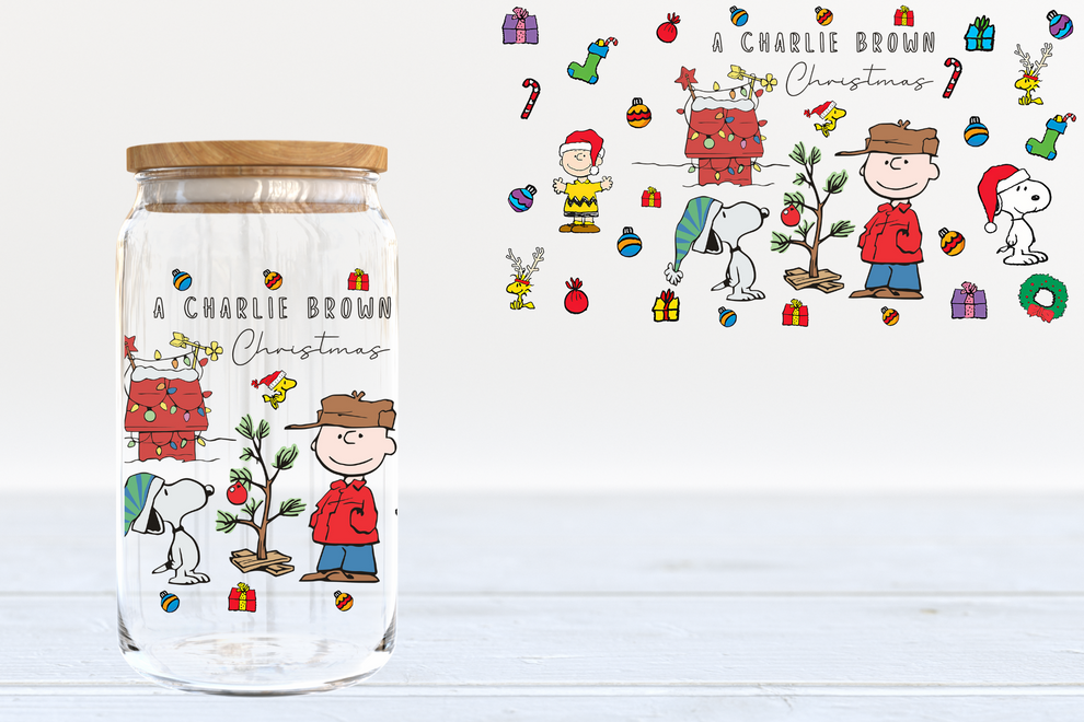Charlie Brown - glass can PRE-ORDER