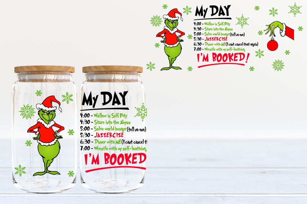 I’m booked - glass can PRE-ORDER
