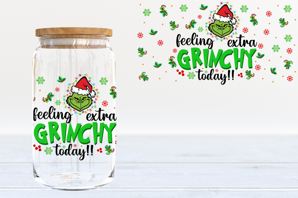 Feeling extra grinchy - glass can PRE-ORDER
