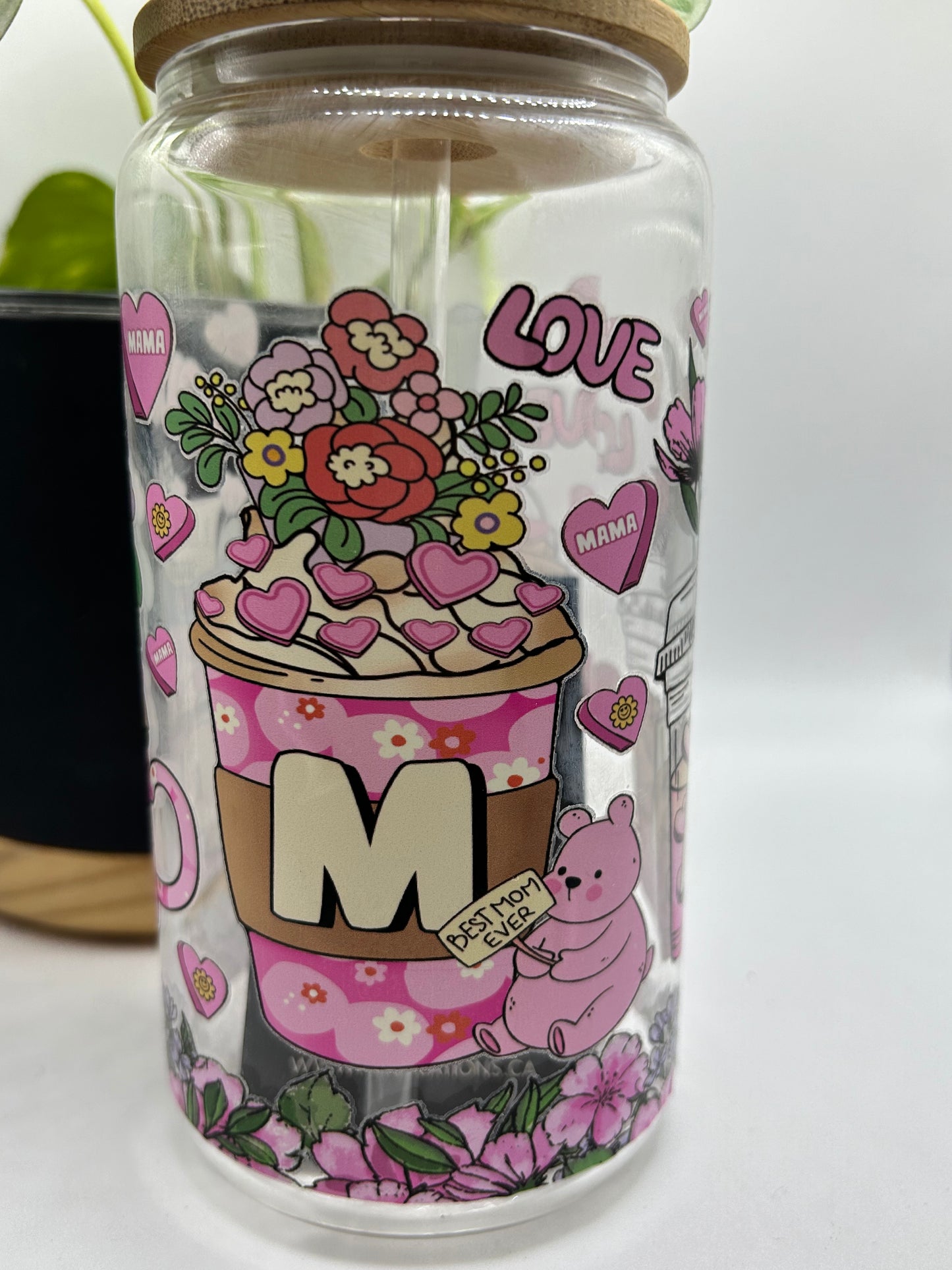 Mama flowers and hearts