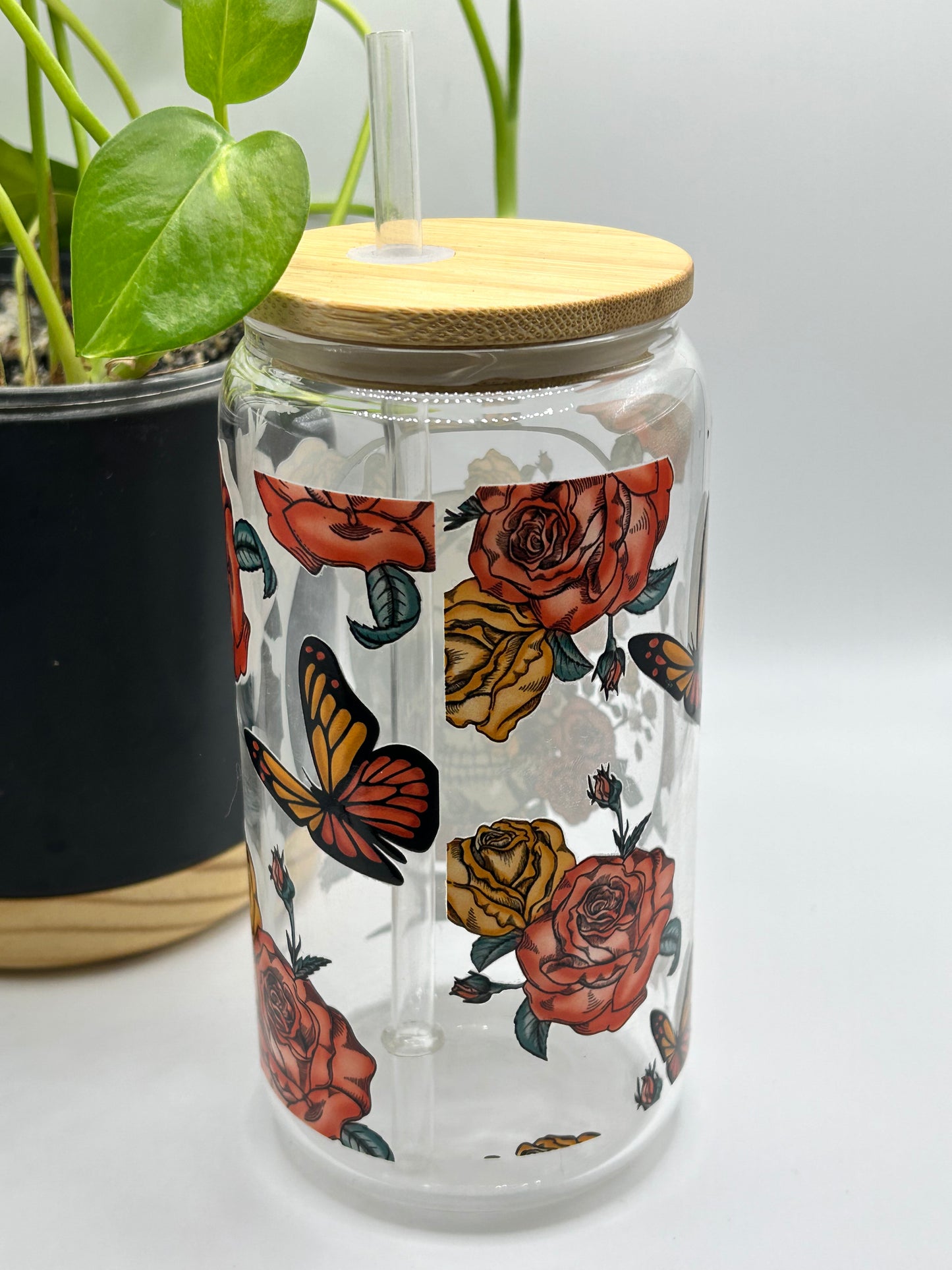Floral skull