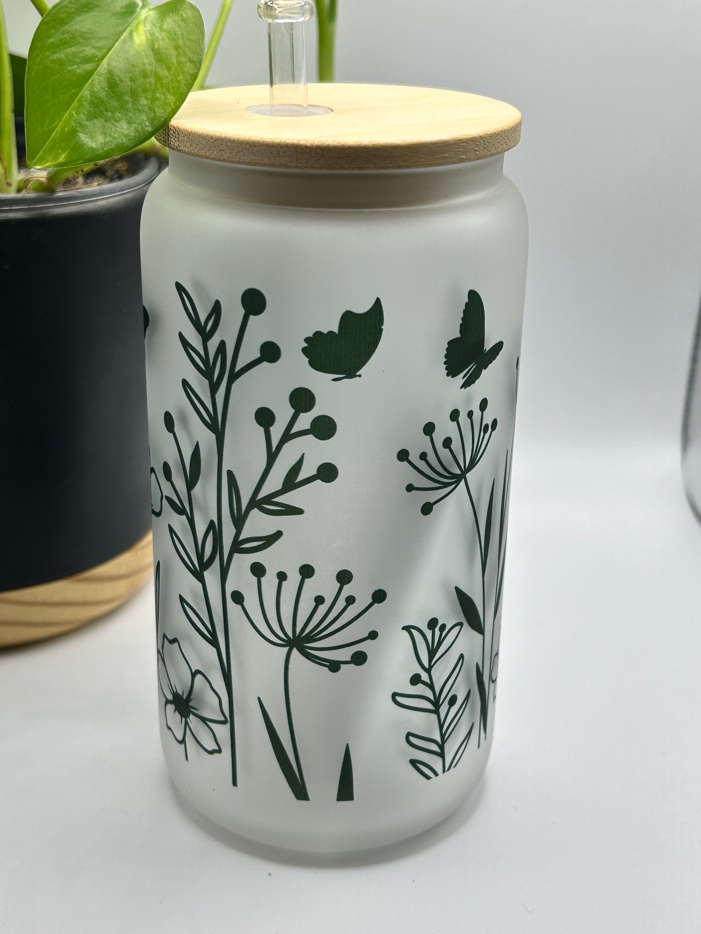 Mama floral - black