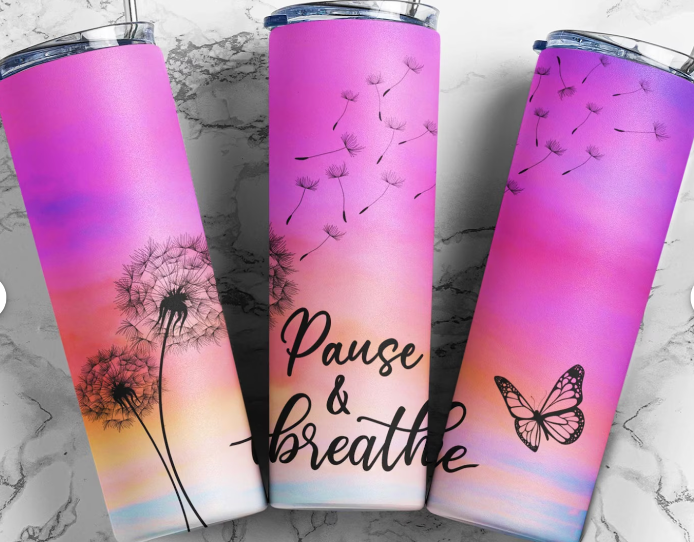 Pause & Breathe Tumbler