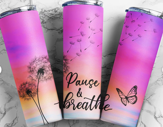 Pause & Breathe Tumbler