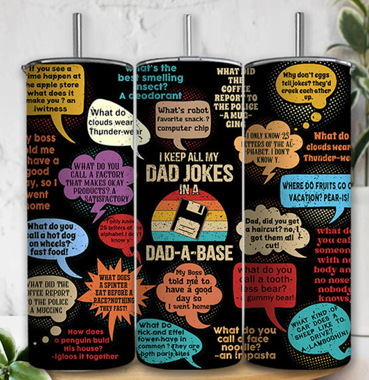 Dad Jokes Tumbler